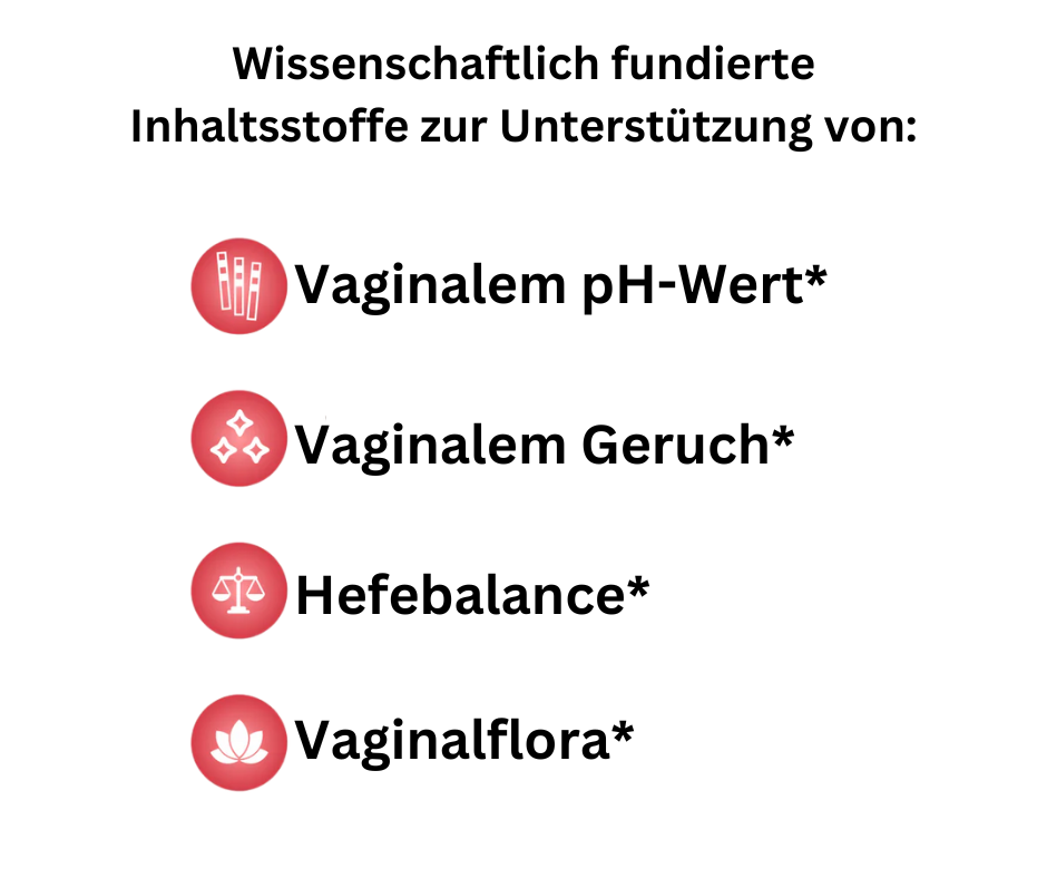60 probiotische Kapseln für eine gesunde Vaginalbalance